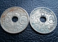 Стара монета 25 сантима 1930 г. и 1933 г. Франция - топ !, снимка 3