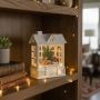 Снежна Коледна къщичка с Дядо Коледа – Идеален празничен акцент, снимка 1