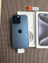 НОВ! 256Gb*ЛИЗИНГ* iPhone 15 Pro Max Blue Titanium / ГАРАНЦИЯ, снимка 3