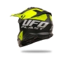 UFO Каска Intrepid Black/Neon Yellow, снимка 3