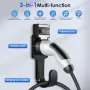 Нов EV Charger Type 2 Държач за кабел с ключалка, стенен монтаж Стойка, снимка 4