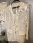 Луксозно сако цвят екрю + подарък още едно сако, снимка 3