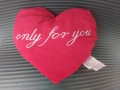Only for you плюшена играчка сърце, снимка 1