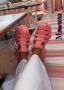 Prada сандали червено синьо розово, снимка 1 - Сандали - 45952343