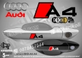 AUDI A6 стикери дръжки SKD-AU-A6, снимка 4