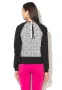 Суичър на Juicy Couture в черно и бяло с животинска шарка L, снимка 2