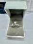 Сребърен пръстен с мойсанит (Диамант) 0.8 карата, снимка 11