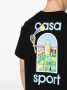 CASABLANCA Le Jeu Colore Casa Sport Tennis Logo Print Мъжка Тениска size M, снимка 5