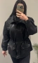 Модерно яке, изкуствена кожа ,нова колекция на Stradivarius, отлично състояние🔥🔥🔥, снимка 3