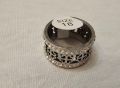 Стилен дамски пръстен от медицинска стомана Детелини с камъни цирконии, снимка 2