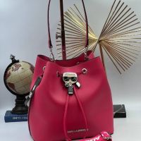 Дамска чанта розова Karl Lagerfeld реплика, снимка 1 - Чанти - 45535195