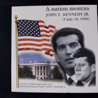 Либерия 1999 - 5 долара - Джон Ф. Кенеди (младши), снимка 1 - Нумизматика и бонистика - 45243063