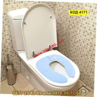 Сгъваем адаптер за деца тип седалнка за тоалетна чиния - КОД 4171, снимка 11 - За банята - 45525098