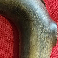 Антикварен бастун сребро рог от носорог, снимка 4 - Колекции - 44968740