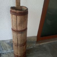 Стара дървена буталка за масло., снимка 12 - Антикварни и старинни предмети - 45680895
