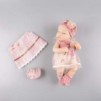 Детска кукла бебе в розово, снимка 5 - Кукли - 45706760