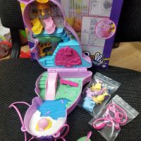 Игрален комплект Mattel Polly Pocket Mama and Joey Kangaroo Purse, снимка 9 - Образователни игри - 45436012
