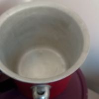 червена млековарка от соц -1л, снимка 4 - Съдове за готвене - 42243604