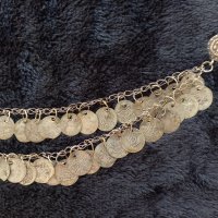 Сребърна Трепка Възрожденски Прочелник накит носия пафти, снимка 4 - Антикварни и старинни предмети - 46142922