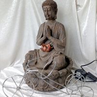 Стар фонтан, шадраван Буда, лотус, работещ, снимка 7 - Други стоки за дома - 45687054