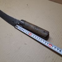 Стар Ръчно Кован Нож За Сено., снимка 8 - Антикварни и старинни предмети - 45687548