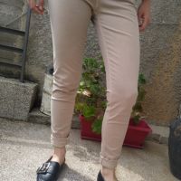 Бежови, дамски дънки тип Skinny Jeans на Benetton, снимка 3 - Дънки - 45880742