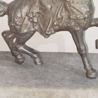 Стара масивна фигура конник, снимка 3 - Други ценни предмети - 45387361