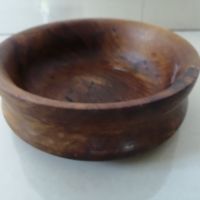 Дървена купа 15.5 см. , снимка 1 - Други стоки за дома - 45343593