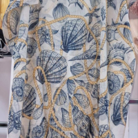 Туника-рокля за плажа в модерни цветни принтове и в свободна права кройка, универсален размер, снимка 2 - Други - 44995541