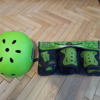 комплект протектори за скейтборд+каска, снимка 7 - Спортна екипировка - 45750883