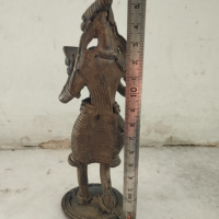 Стара метална статуетка, снимка 3 - Други ценни предмети - 45036556