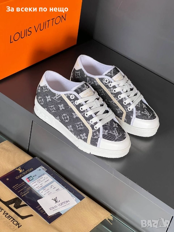 Louis Vuitton Дамски Черни Маратонки👟Дамски Спортни Обувки Код E1106, снимка 1