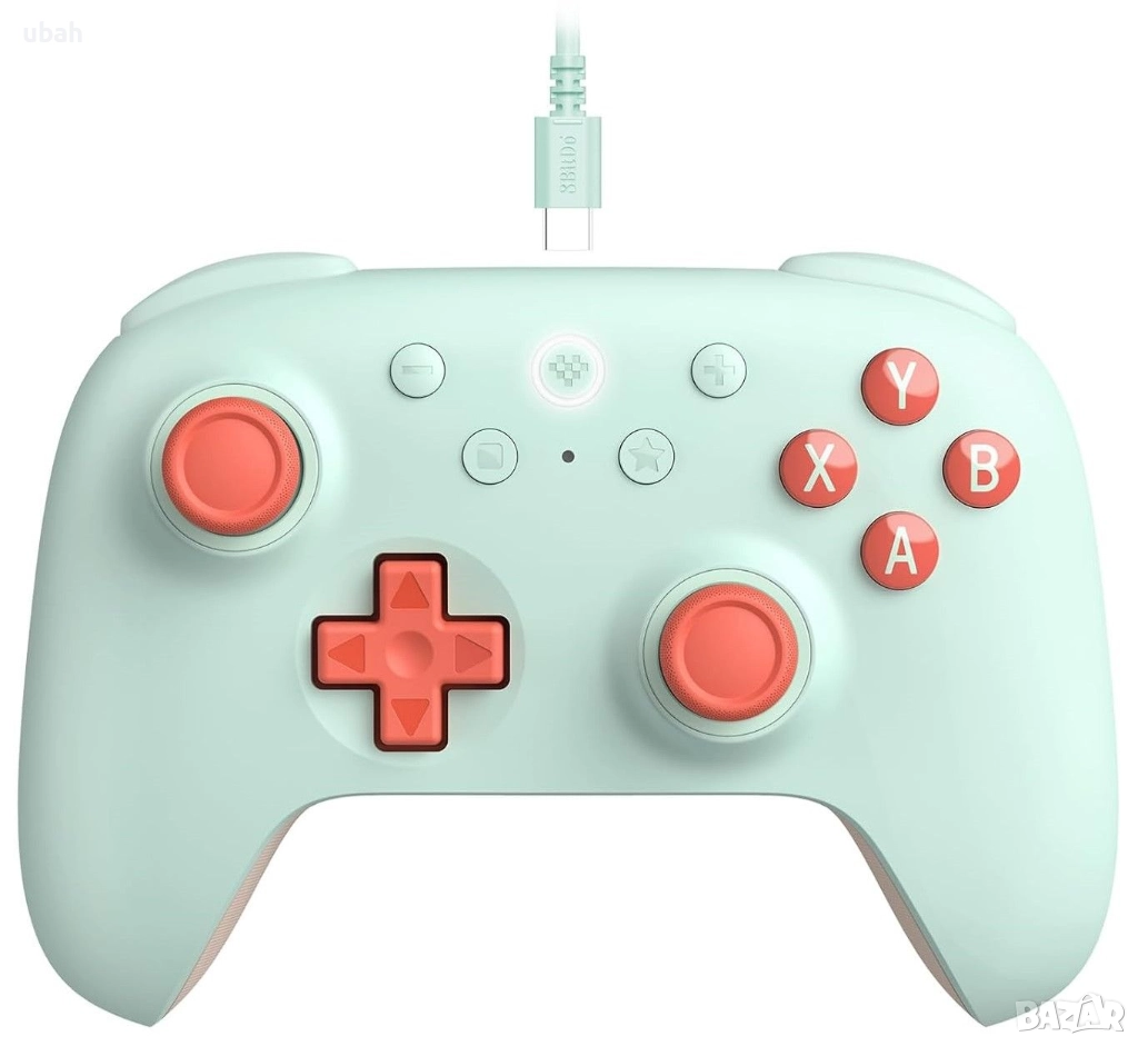 Контролер 8BitDo - Ultimate 2C, Hall-Effect, Mint (PC & Android), снимка 1