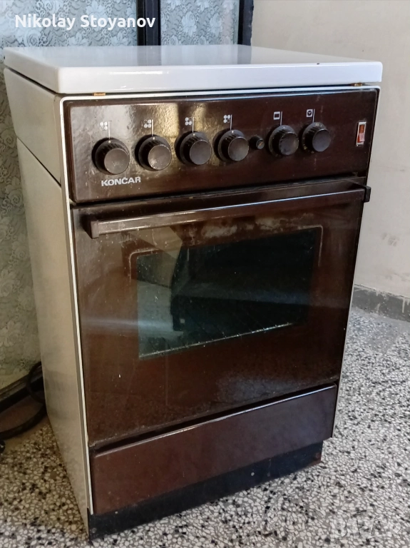 Газова готварска печка KONCAR + 2бр. Газови бутилки по 10 литра, снимка 1