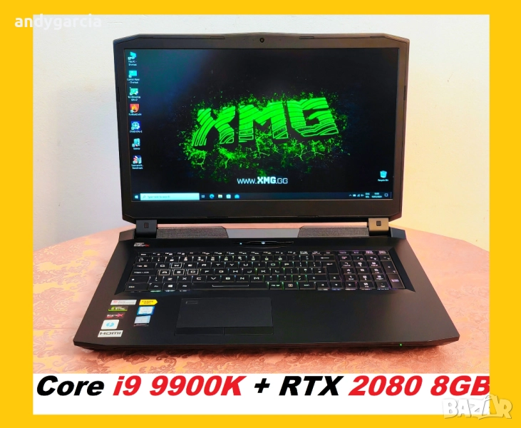  RTX 2080 8GB/Core i9-9900K/17.3 G-SYNC 144Hz IPS/16GB RAM/512GB SSD NVMe/ PC Specialist Octane VI,, снимка 1