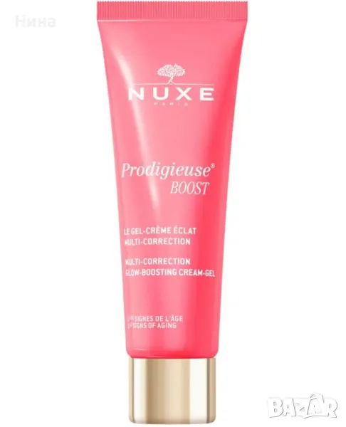 Nuxe Prodigieuse Boost Мултикоригиращ озаряващ гел-крем, 40 ml, снимка 1