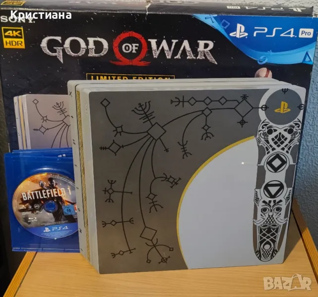 Sony Playstation 4 Pro God of War Edition , снимка 1