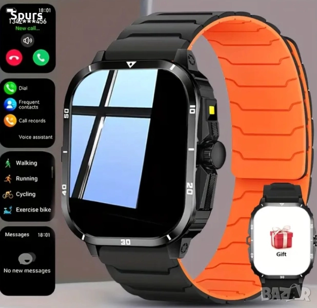 ERUN Смарт часовник за мъже и жени - Безжичен 5.3, снимка 1