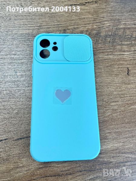 iPhone 12 Case - Blue heart, снимка 1