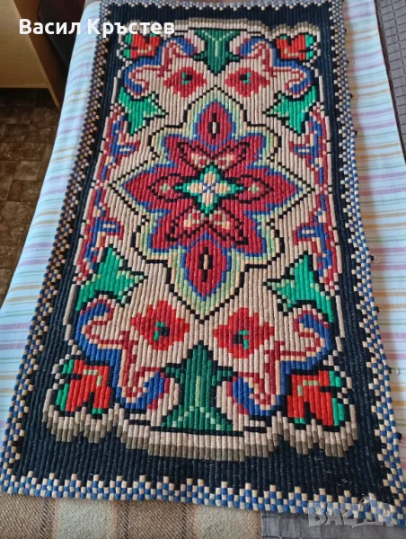 Ковьори "Българска бродерия", - Плетива на 1 кука, - Родопски терлици, от стари времена, снимка 1