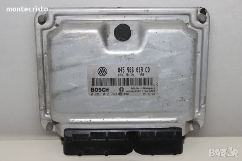 Моторен компютър ECU Skoda Fabia II / 045 906 019 CD / 045906019CD / 0 281 012 749 / 0281012749, снимка 1