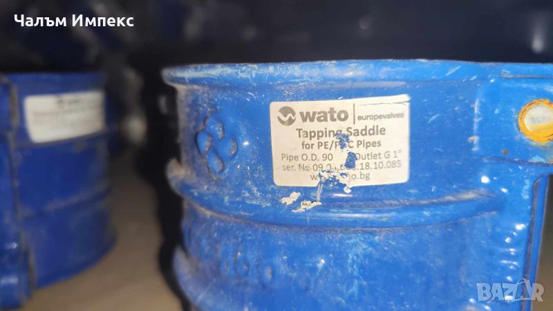 ВИК части масивни чугун / етернит Ø63 Ø90 Ø110, снимка 1