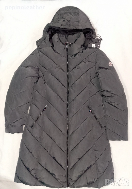 MONCLER дамско черно зимно яке грейка пухенка размер XL, снимка 1