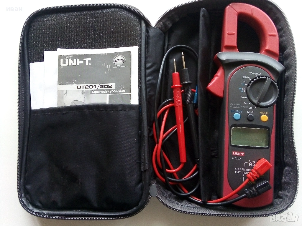 Ампер клещи,употребявани - изправни, снимка 1