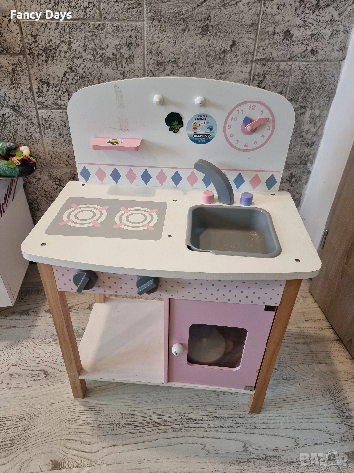 дървена детска кухня , снимка 1