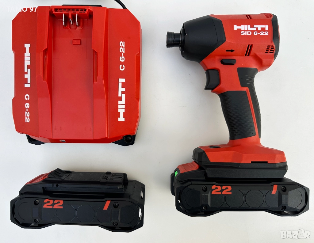 Hilti SiD 6-22 Nuron - Безчетков импакт 2х22V 4.0Ah 2025 като нов!, снимка 1