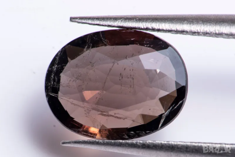 Оранжев турмалин 1.21ct овална шлифовка, снимка 1