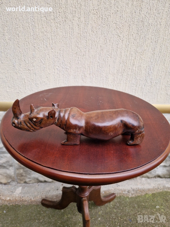 Страхотна антикварна африканска дървена фигура статуетка , снимка 1