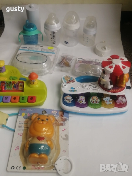 шишета за хранене и аспиратор за нос, биберон за кърмене при разранени зърна, снимка 1