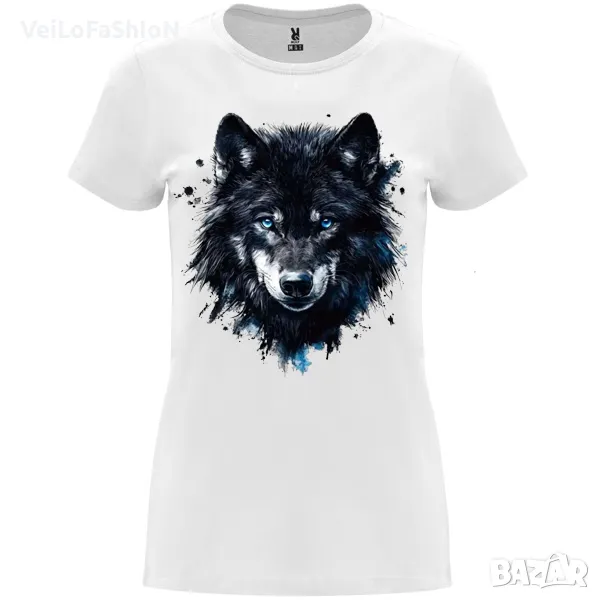 ХИТ! Нова дамска тениска с Вълк - Blue Eyes, снимка 1